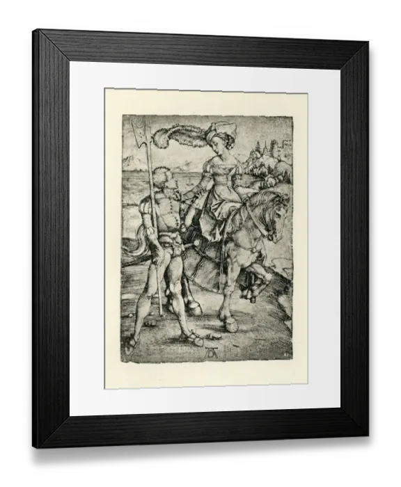 Framed Print : Lady on horseback Framed Print : Lady on horseback