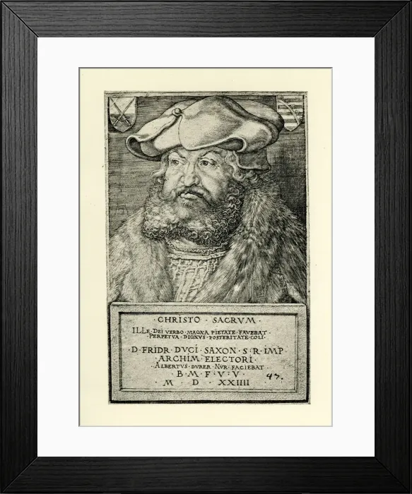 Framed Print : Frederick the Wise Framed Print : Frederick the Wise