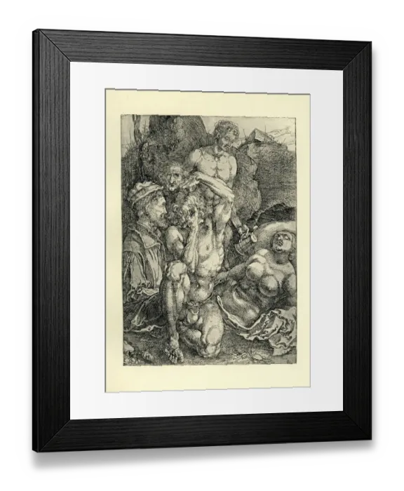 Framed Print : The Despairing One
