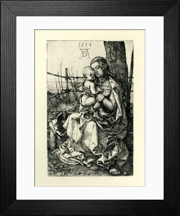 Framed Print : Virgin Mary and Baby Jesus