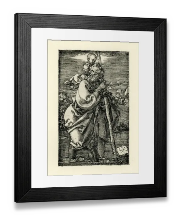 Framed Print : Saint Christopher Framed Print : Saint Christopher