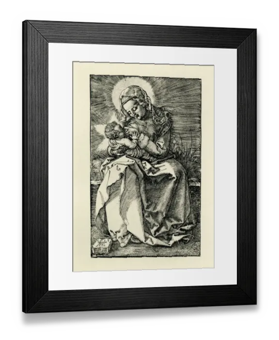 Framed Print : Virgin Mary and Baby Jesus