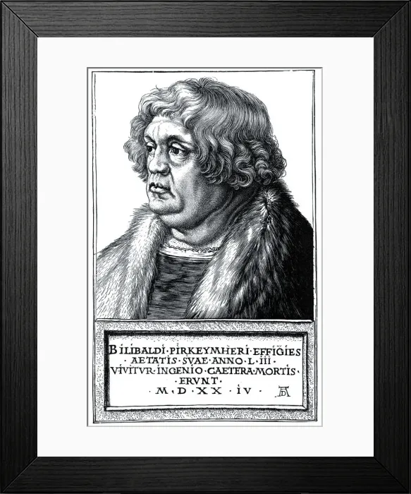 Framed Print : Willibald Pirckheimer Framed Print : Willibald Pirckheimer
