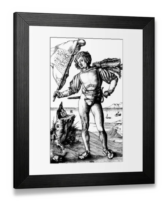 Framed Print : landsknecht