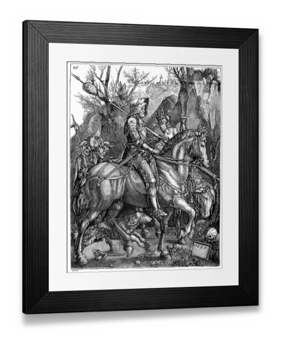 Framed Print : The Knight of Death Framed Print : The Knight of Death