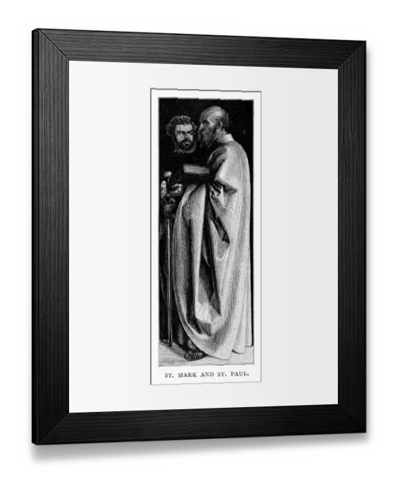 Framed Print : Saint Mark and Saint Paul by Albrecht Durer