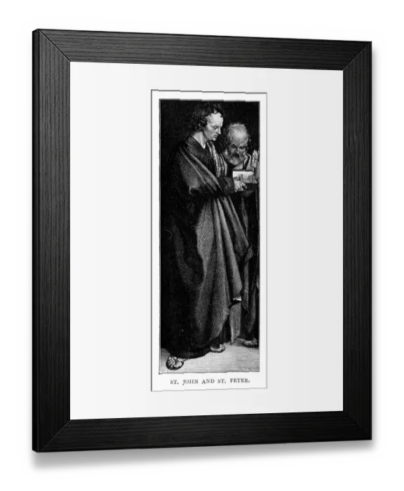 Framed Print : Saint John And Saint Peter by Albrecht Durer Framed Print : Saint John And Saint Peter by Albrecht Durer
