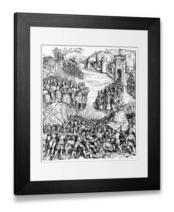 Framed Print : Facsimile of a troupe from Albrecht DAOErers gate of honor Maximilian I Framed Print : Facsimile of a troupe from Albrecht DAOErers gate of honor Maximilian I