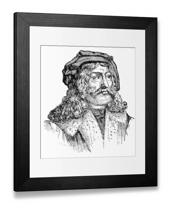 Framed Print : Albrecht Duerer, painter, printmaker, and theorist of the German Renaissance, Germany