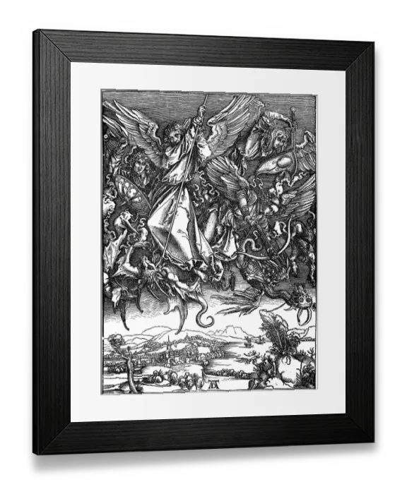 Framed Print : Archangel Michael by Albrecht DAOErer Framed Print : Archangel Michael by Albrecht DAOErer