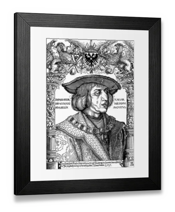 Framed Print : Emperor Maximilian, painting by Albrecht DAOErer Framed Print : Emperor Maximilian, painting by Albrecht DAOErer