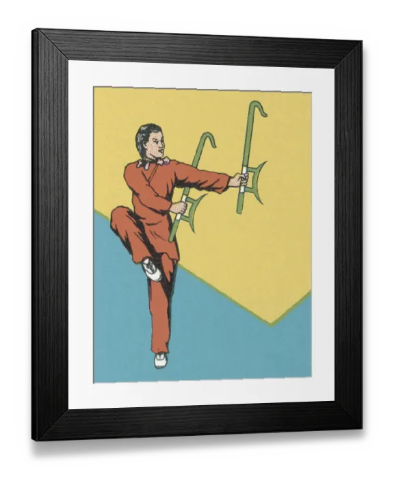 Framed Print : Asian Gymnast