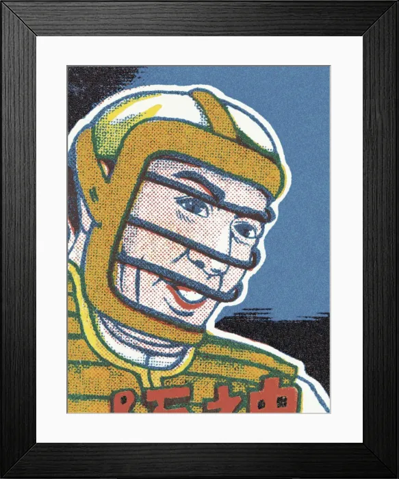 Framed Print : Baseball Catcher Framed Print : Baseball Catcher