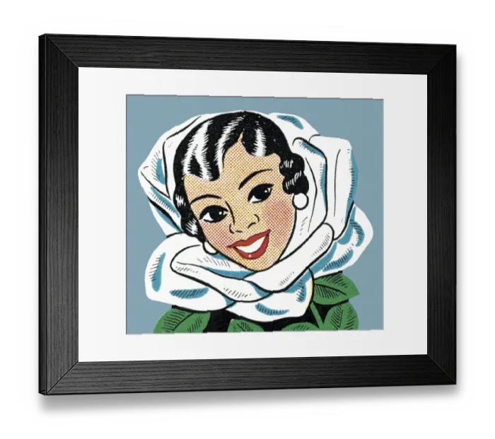 Framed Print : Flower Woman Framed Print : Flower Woman