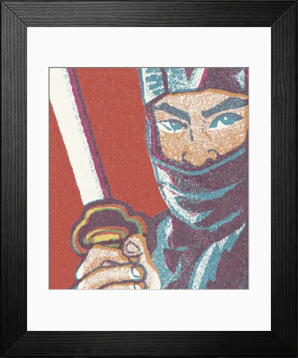 Framed Print : Ninja Warrior Framed Print : Ninja Warrior