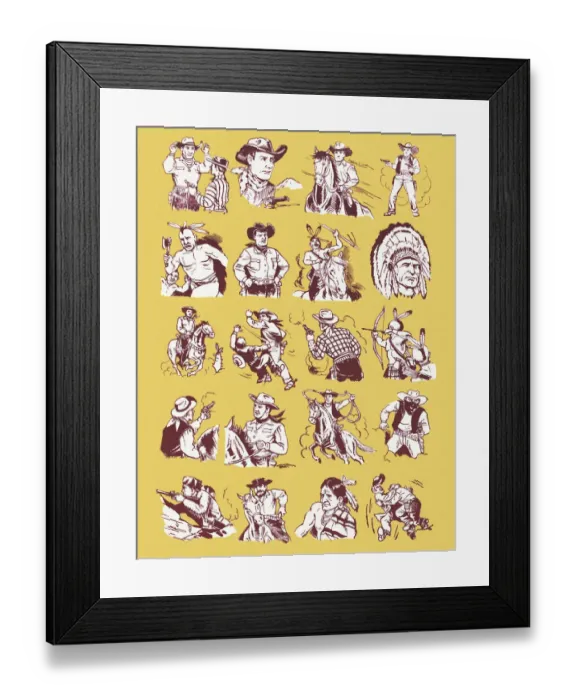 Framed Print : Wild West. http: / / csaimages.com / images / istockprofile / csa_vector_dsp.jpg Framed Print : Wild West. http: / / csaimages.com / images / istockprofile / csa_vector_dsp.jpg