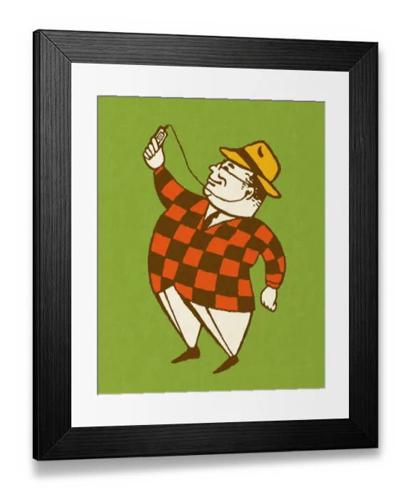 Framed Print : Man Listening to Music Framed Print : Man Listening to Music