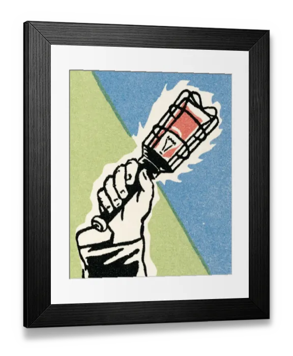 Framed Print : Handheld Light Framed Print : Handheld Light