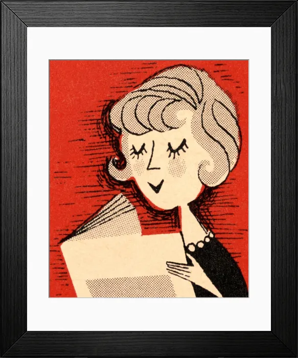 Framed Print : Woman Reading Framed Print : Woman Reading