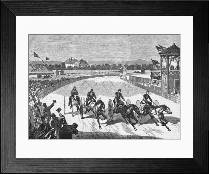 Framed Print : American horse race Framed Print : American horse race