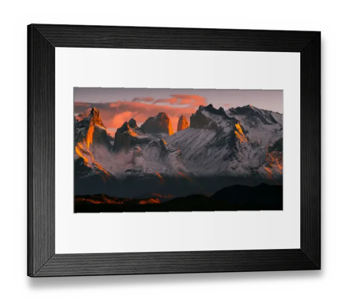 Framed Print : Torres del paine, Chile Framed Print : Torres del paine, Chile