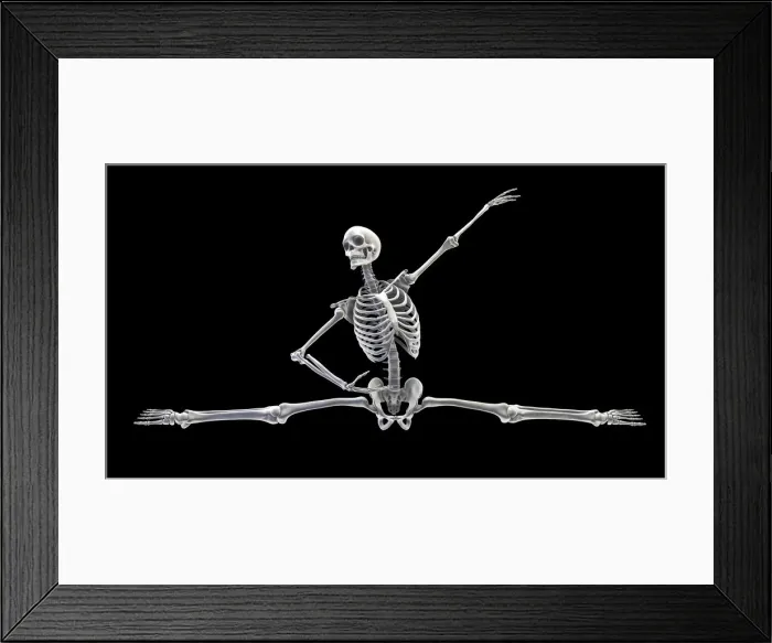 Framed Print : Anatomy of a dancer, illustration Framed Print : Anatomy of a dancer, illustration