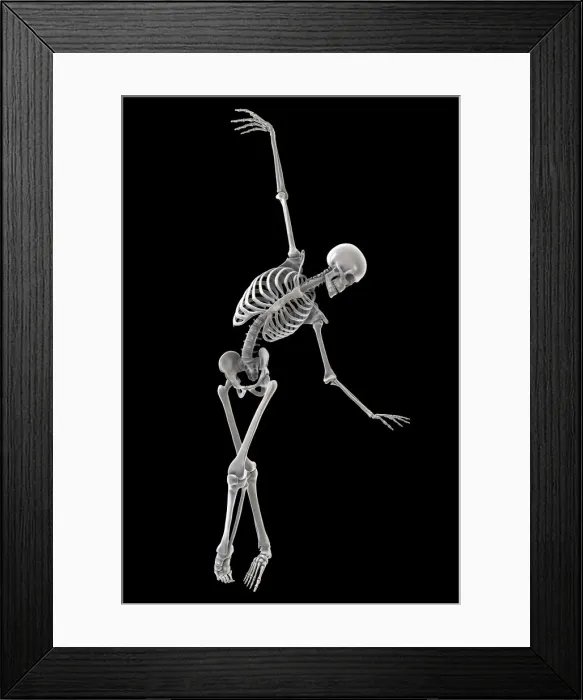 Framed Print : Anatomy of a dancer, illustration Framed Print : Anatomy of a dancer, illustration