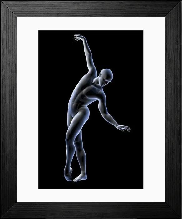 Framed Print : Ballet dancer, illustration Framed Print : Ballet dancer, illustration