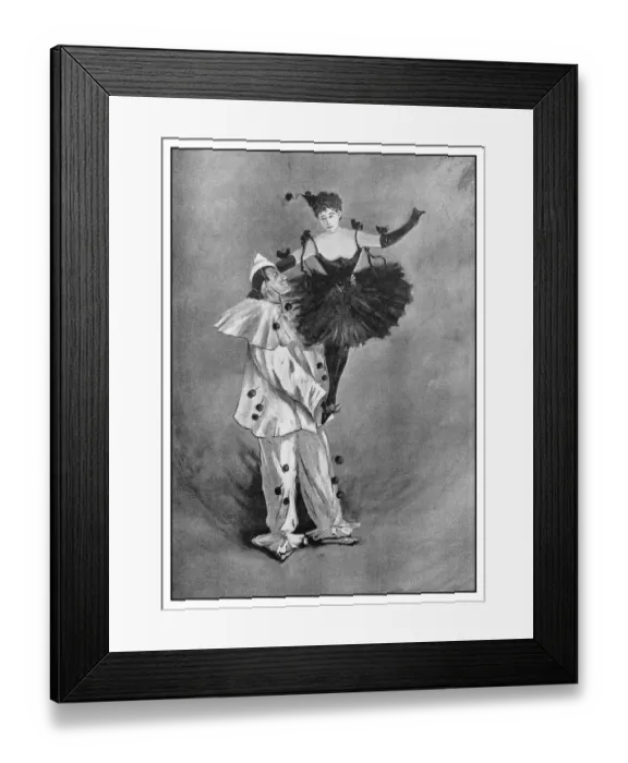 Framed Print : Antique illustration: Theatre play Framed Print : Antique illustration: Theatre play