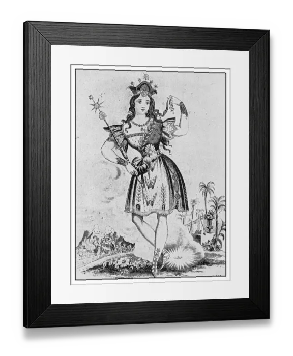 Framed Print : Antique illustration: Titania Framed Print : Antique illustration: Titania