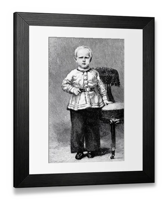 Framed Print : Fridjof Nansen, 4 years old Framed Print : Fridjof Nansen, 4 years old