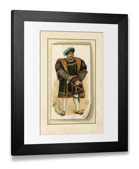 Framed Print : Henry VIII King of England portrait 1547 Framed Print : Henry VIII King of England portrait 1547