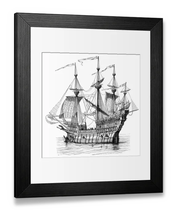 Framed Print : Henry VIIIs warship Framed Print : Henry VIIIs warship