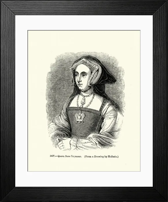 Framed Print : Queen Jane Seymour, third wife of King Henry VIII Framed Print : Queen Jane Seymour, third wife of King Henry VIII