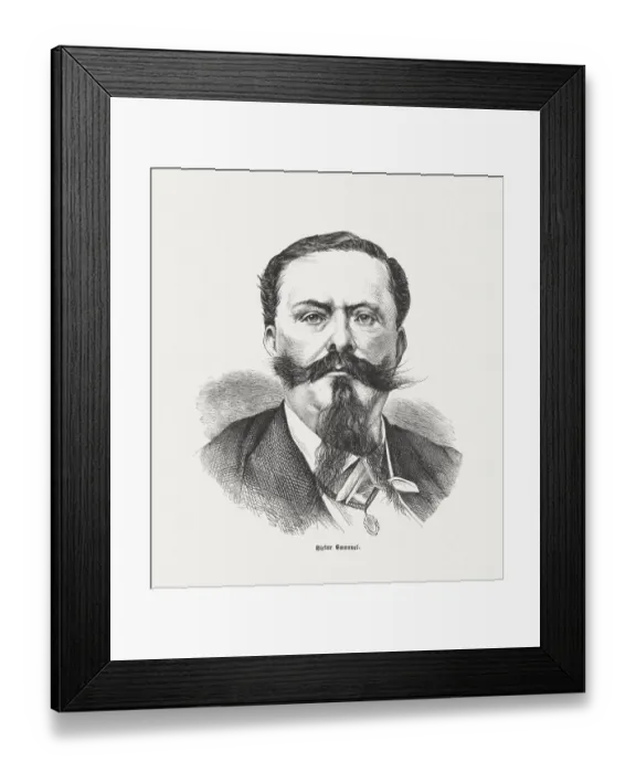 Framed Print : Victor Emmanuel II, King of Italy, published in 1871 Framed Print : Victor Emmanuel II, King of Italy, published in 1871