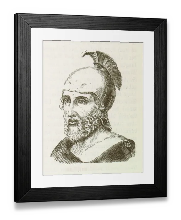 Framed Print : Philip II of Macedonia (c. 382 BC-336 BC), published in 1882 Framed Print : Philip II of Macedonia (c. 382 BC-336 BC), published in 1882