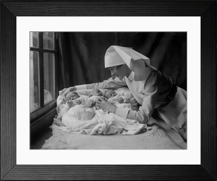 Framed Print : Newborn Triplets Framed Print : Newborn Triplets