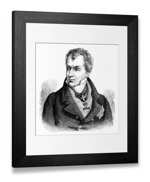 Framed Print : Klemens Wenzel Nepomuk Lothar, Prince von Metternich-Winneburg zu Beilstein Framed Print : Klemens Wenzel Nepomuk Lothar, Prince von Metternich-Winneburg zu Beilstein
