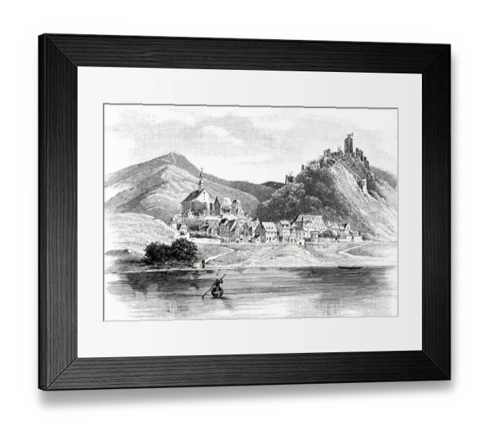 Framed Print : Beilstein, Moselle Framed Print : Beilstein, Moselle