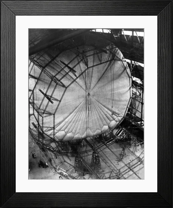 Framed Print : Airship Construction Framed Print : Airship Construction