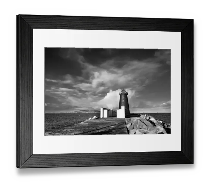 Framed Print : Poolbeg Lighthouse in Dublin Bay