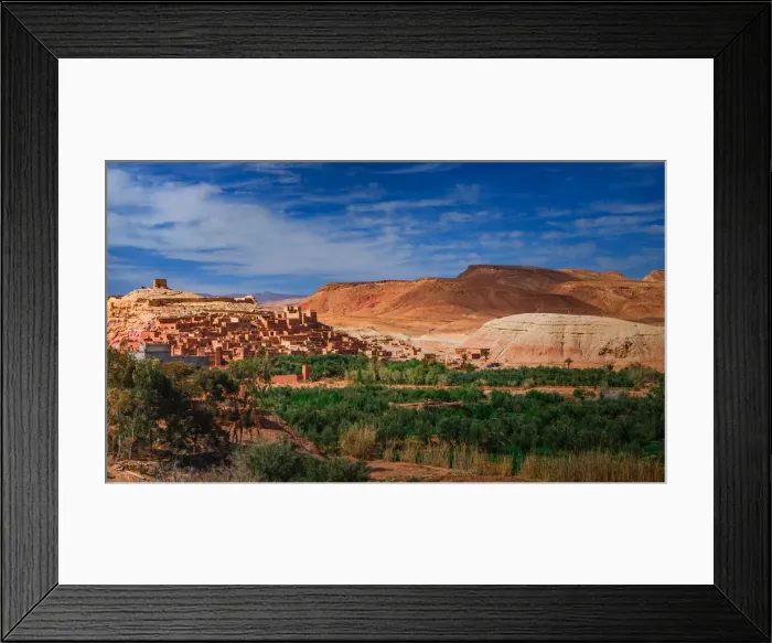 Framed Print : Old berber village Kasbah Ait Ben Haddou, Morocco, Africa Framed Print : Old berber village Kasbah Ait Ben Haddou, Morocco, Africa