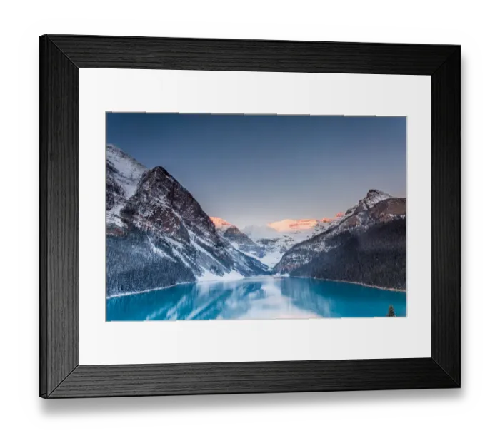 Framed Print : Lake Louise sunrise Alberta Canada Framed Print : Lake Louise sunrise Alberta Canada
