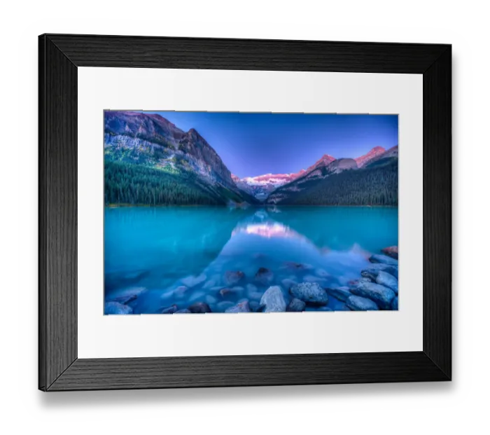 Framed Print : Lake Louise Sunrise Framed Print : Lake Louise Sunrise