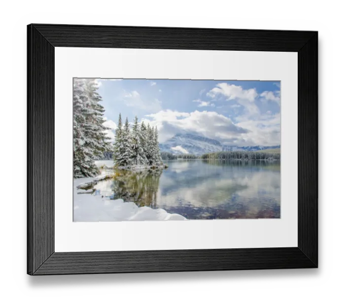 Framed Print : Banff National Park in winter