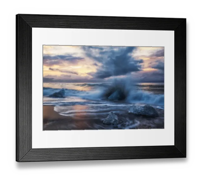 Framed Print : Ice Chucks Form The Ice Lagoon Called Jokulsarlon Along The South Coast Of Iceland Framed Print : Ice Chucks Form The Ice Lagoon Called Jokulsarlon Along The South Coast Of Iceland