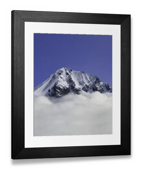 Framed Print : Canada, BC, Whistler, Mt. Trorey above clouds Framed Print : Canada, BC, Whistler, Mt. Trorey above clouds