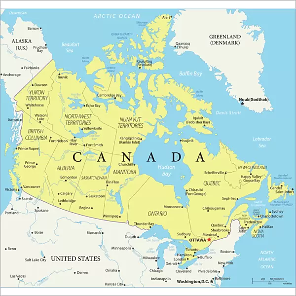 Canada Reference Map
