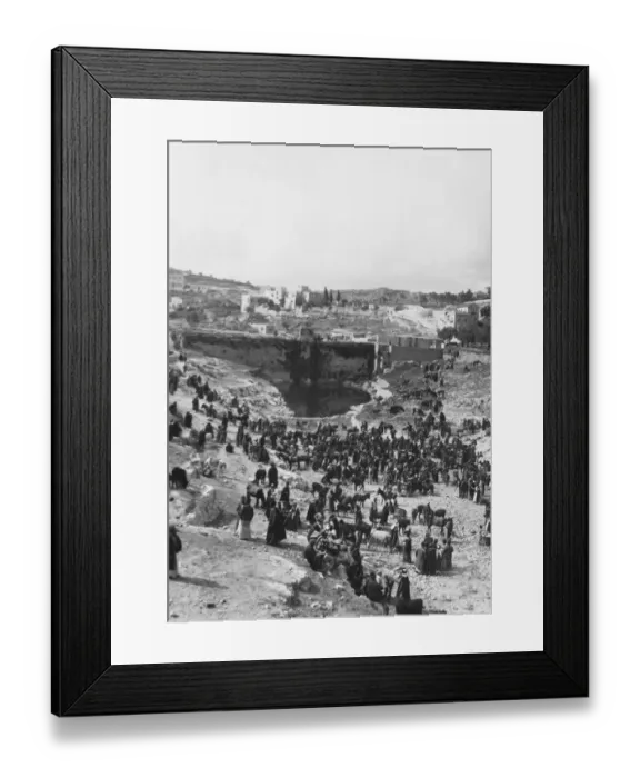 Framed Print : Lower Pool Of Gihon