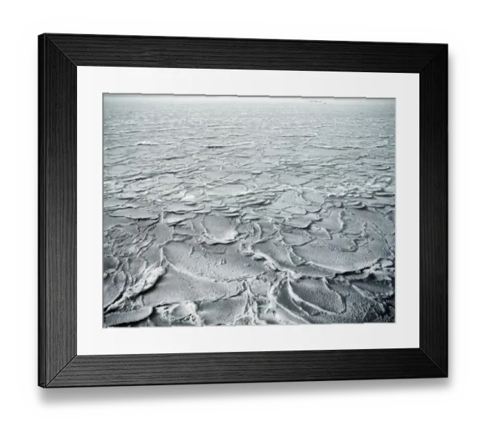 Framed Print : Frozen sea Framed Print : Frozen sea